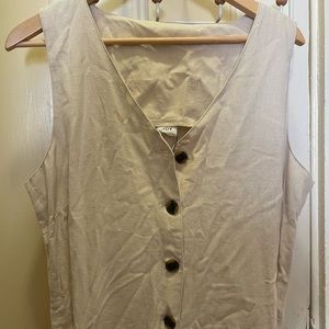 Linen Blend Jumpsuit